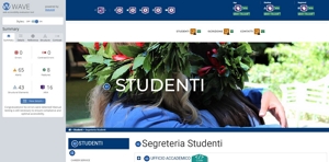 validazione Wave pagina Segreteria Studenti