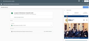 validazione Google-mobile pagina Corsi di Laurea