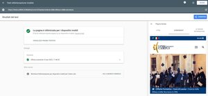 validazione Google-mobile pagina Corso di Laurea Singolo