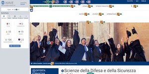 validazione webAIM pagina Corso di Laurea Singolo