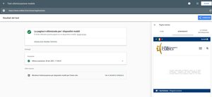 validazione Google-mobile pagina Registrazione