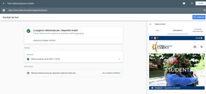 validazione Google-mobile pagina Segreteria