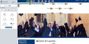 validazione webAIM pagina Corsi di Laurea