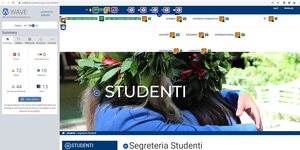 validazione Wave pagina Segreteria Studenti