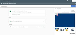 validazione Google-mobile pagina Bandi e Concorsi
