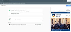 validazione Google-mobile pagina Corso di Laurea Singolo
