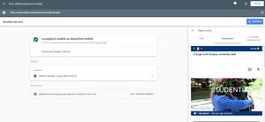 validazione Google-mobile pagina Studenti