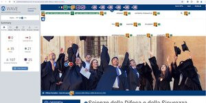 validazione webAIM pagina Corso di Laurea Singolo