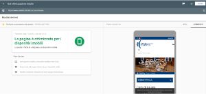 validazione Google-mobile pagina Corsi di Laurea