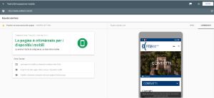 validazione Google-mobile pagina Contatti