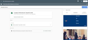 validazione Google-mobile pagina Corsi di Laurea