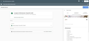validazione Google-mobile pagina Eventi