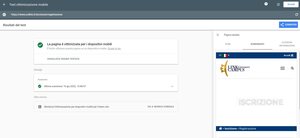validazione Google-mobile pagina Registrazione
