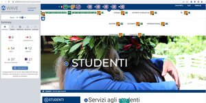 validazione webAIM pagina Studenti