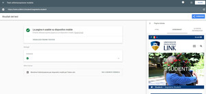 validazione Google-mobile pagina Segreteria
