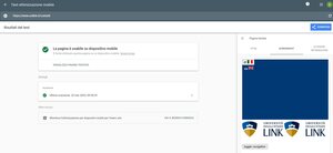 validazione Google-mobile pagina Contatti