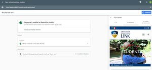 validazione Google-mobile pagina Studenti