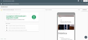 validazione Google-mobile pagina Corsi di Laurea