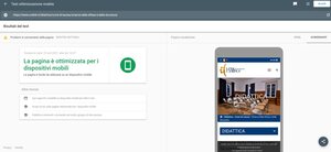 validazione Google-mobile pagina Corso di Laurea Singolo