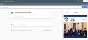 validazione Google-mobile pagina Corsi di Laurea
