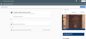validazione Google-mobile pagina Contatti