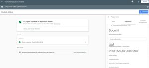 validazione Google-mobile pagina Docenti