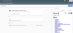 validazione Google-mobile pagina Eventi