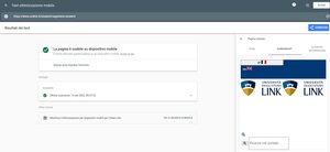 validazione Google-mobile pagina Segreteria