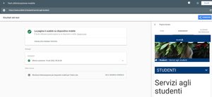 validazione Google-mobile pagina Studenti
