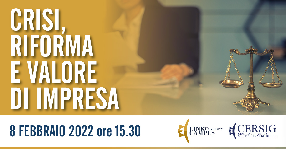 Crisi riforma e valore di impresa