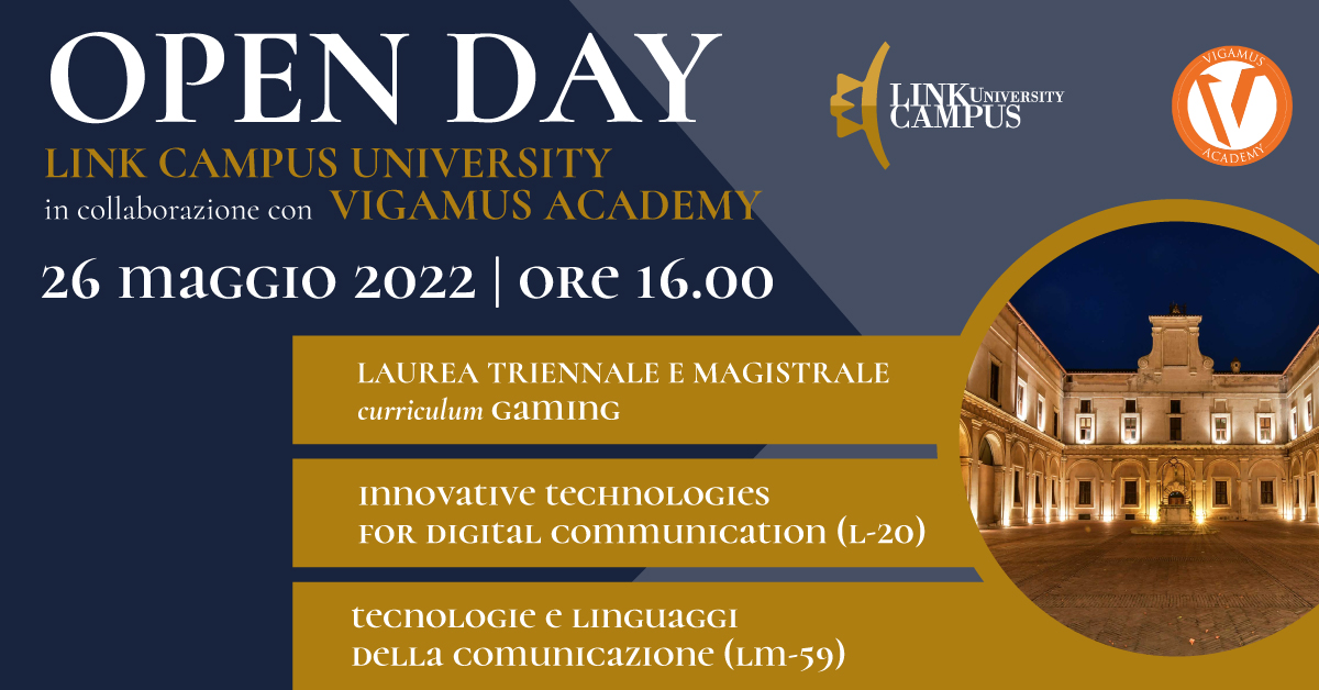 open day 26 maggio