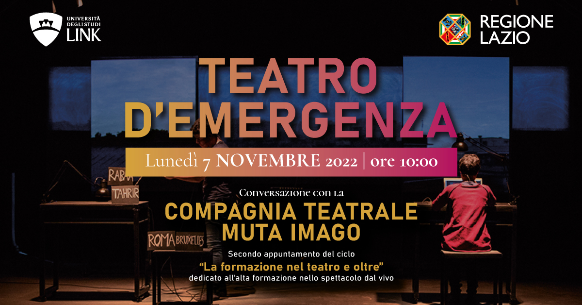 Teatro d'emergenza - Primo appuntamento