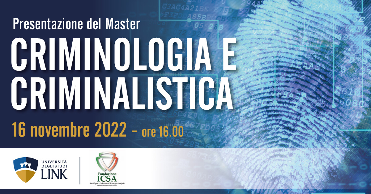 master in criminologia