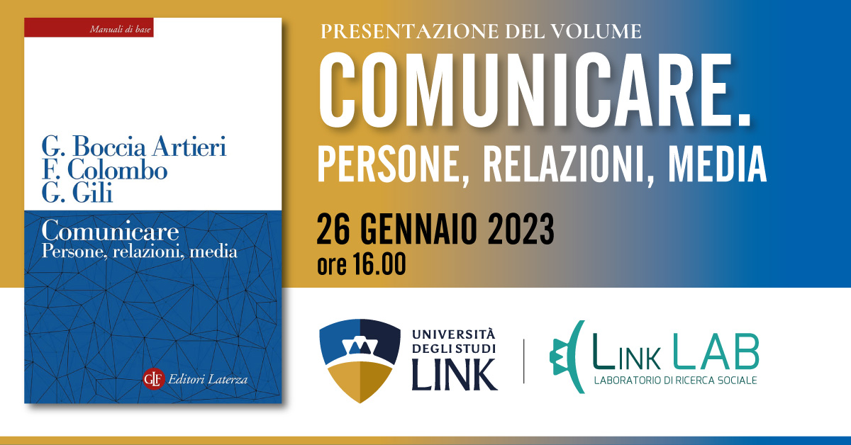 Comunicare. Persone, relazioni, media 