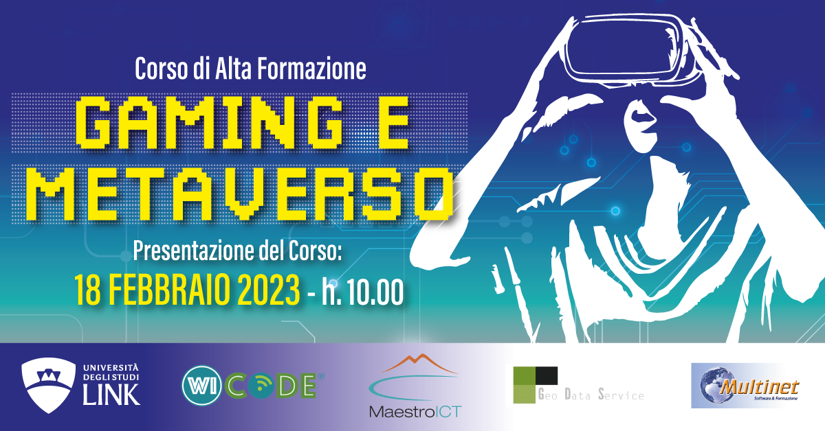 Presentazione del Corso in Gaming e Metaverso