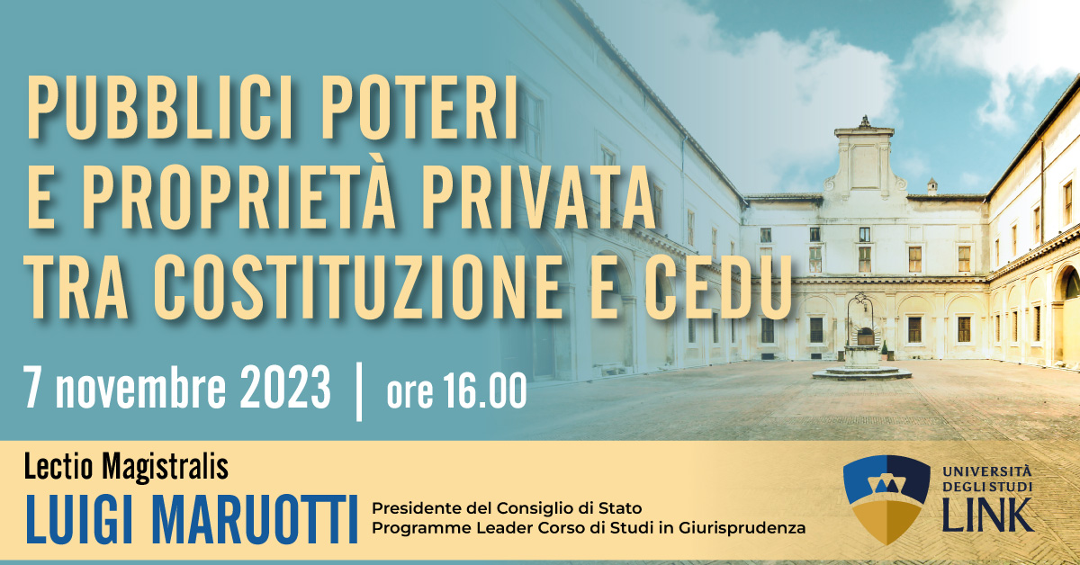 pubblici poteri e proprietà privata