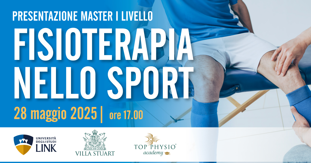 Presentazione Master Fisioterapia nello sport