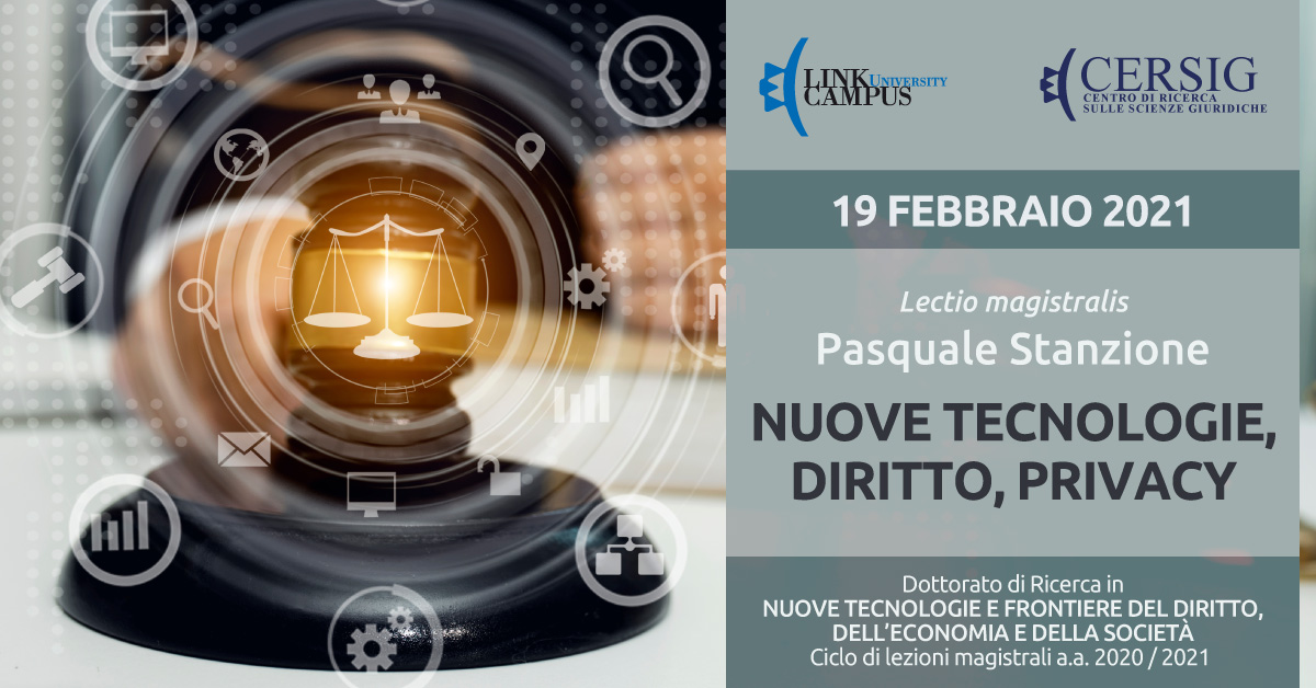 Nuove Tecnologie, Diritto, Privacy