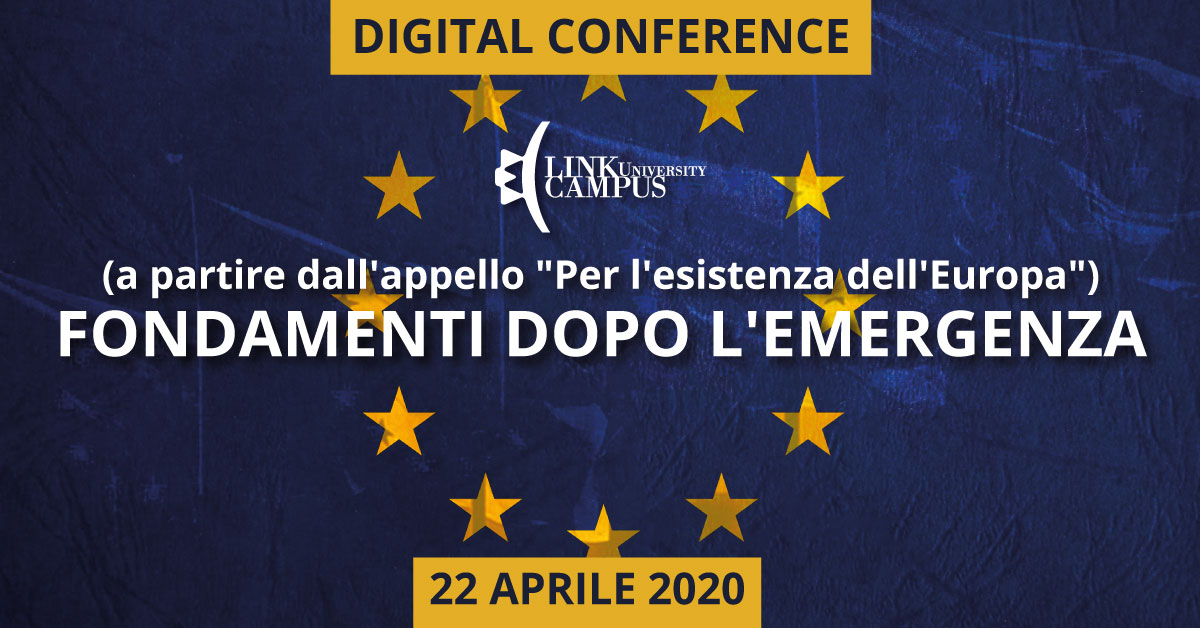 Fondamenti dopo l’emergenza. Digital Conference