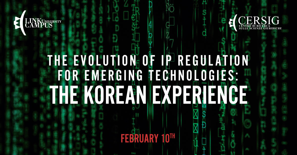 The evolution of ip regulation for emerging technologies: the korean experience