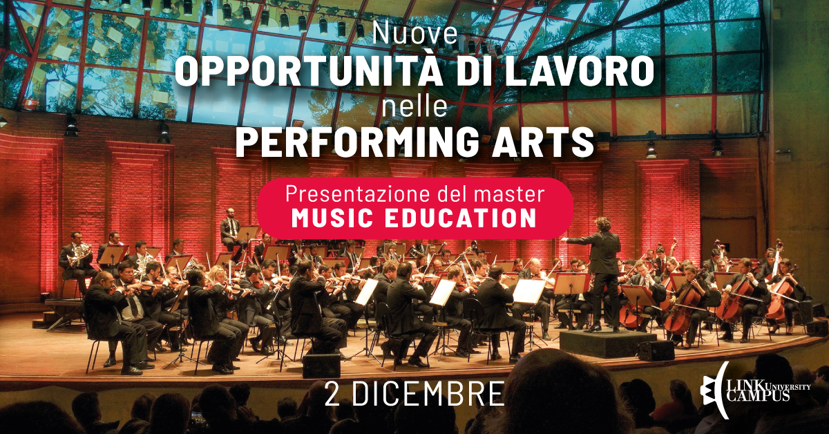 Nuove opportunità di lavoro nelle Performing Arts