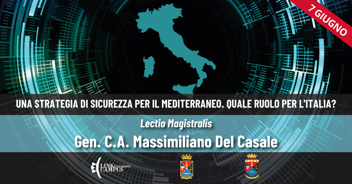 Lectio Magistralis del Gen. C.A. Massimiliano Del Casale