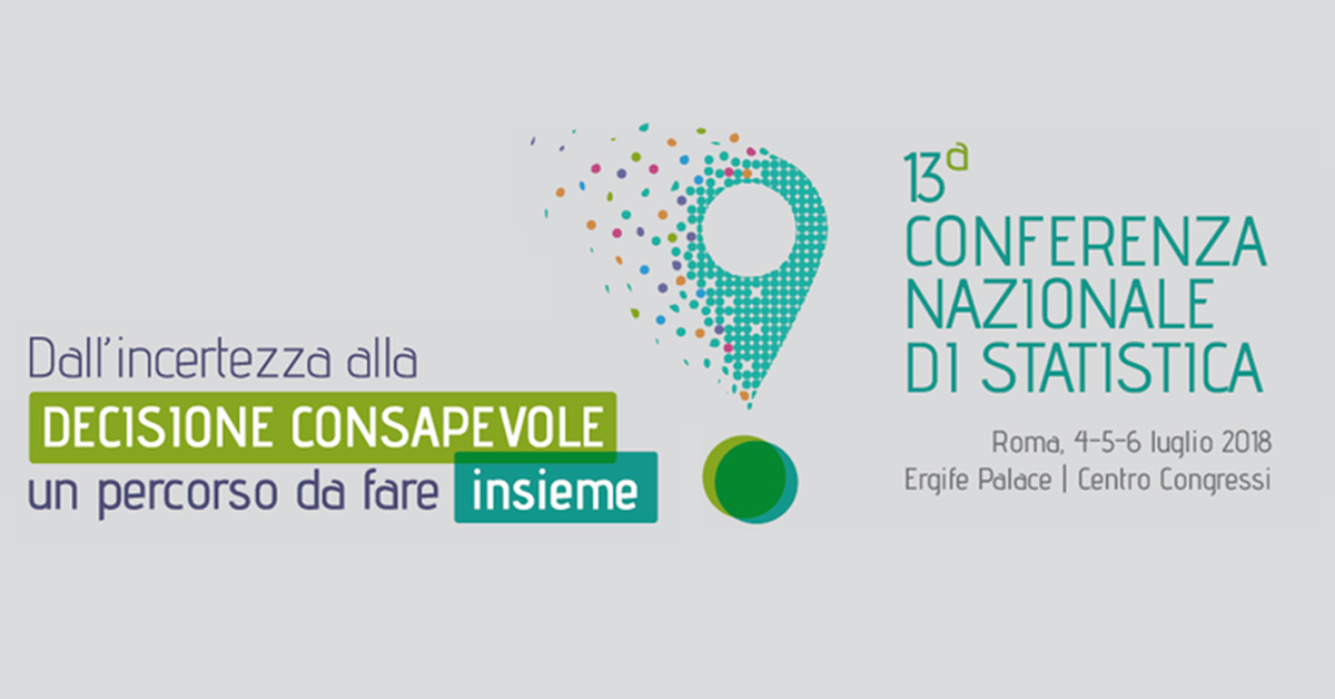 XIII Conferenza nazionale di Statistica