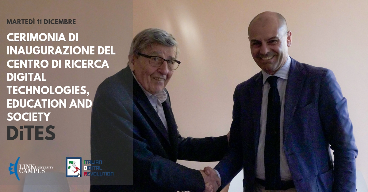 Cerimonia di Inaugurazione del Centro di ricerca DIgital Technologies, Education and Society – DiTES