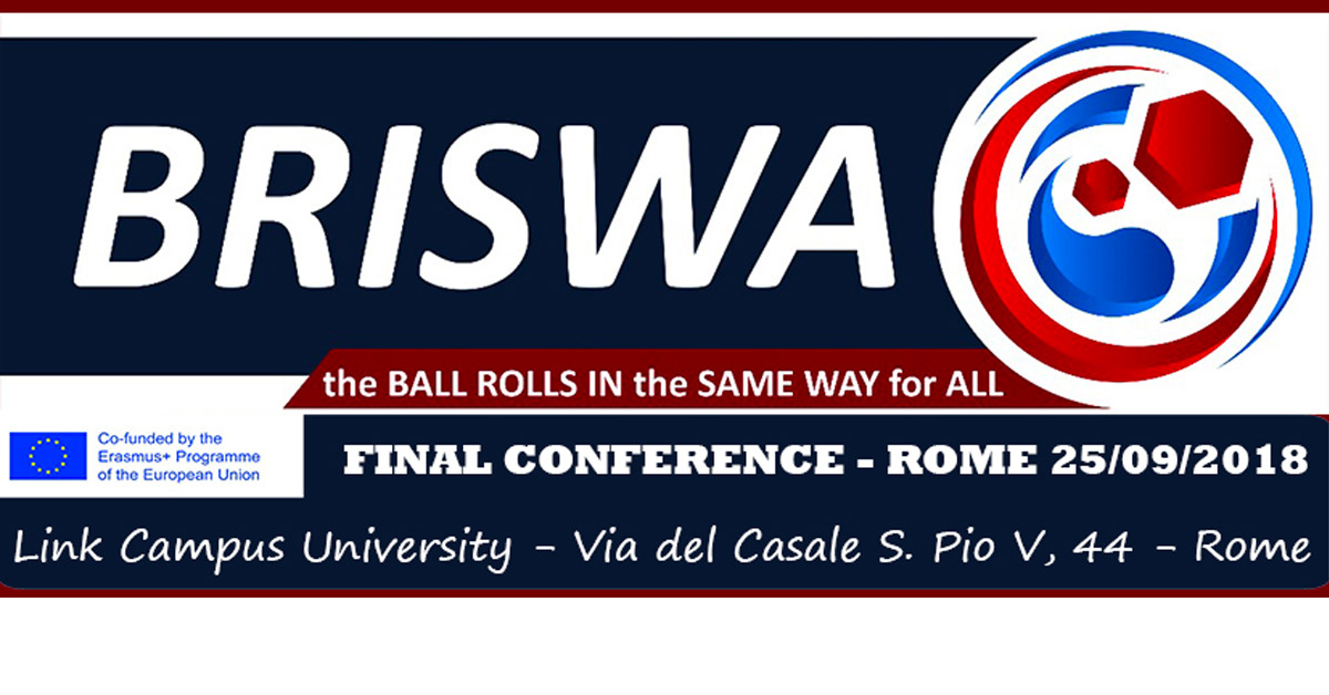 Briswa. Final Confernce il 25 settembre