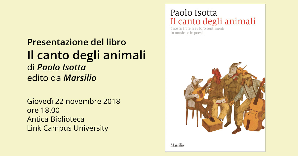 Presentazione del libro di Paolo Isotta 