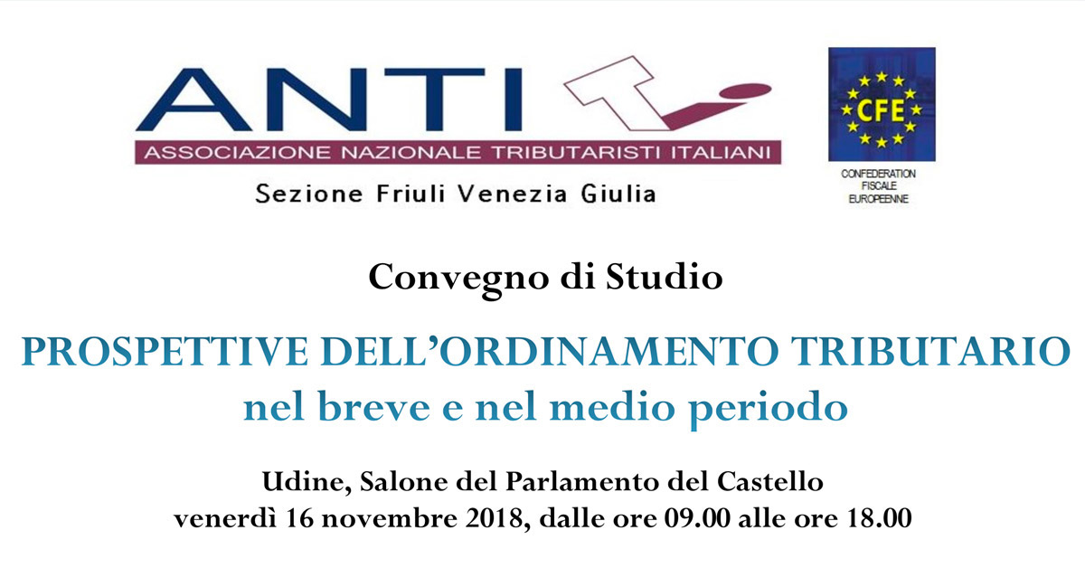 Prospettive dell’Ordinamento Italiano - Udine 16 novembre 2018