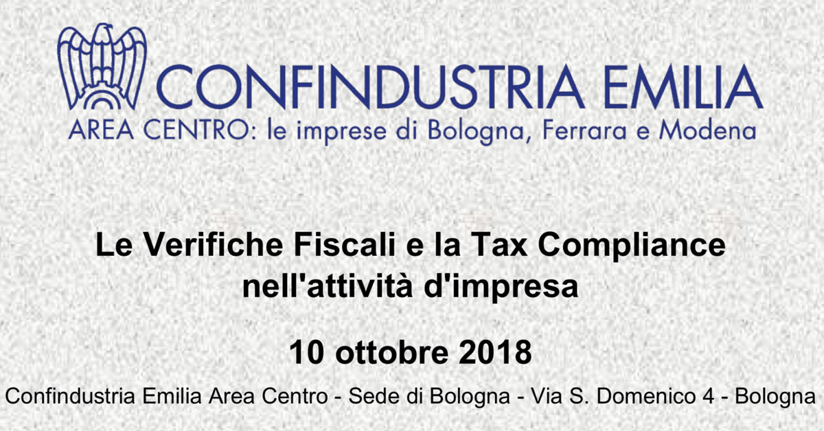 Le Verifiche Fiscali e la Tax Compliance nell'attività d'impresa