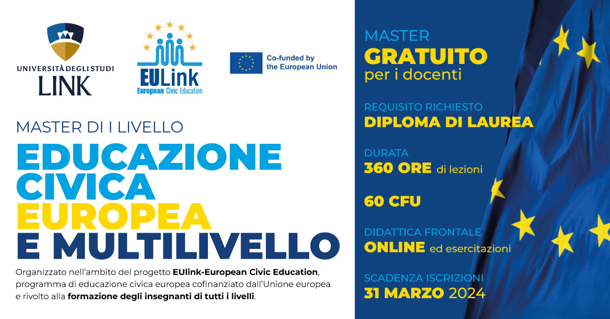 master educazione civica europea