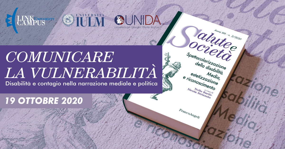 COMUNICARE LA VULNERABILITÀ Disabilità e contagio nella narrazione mediale e politica